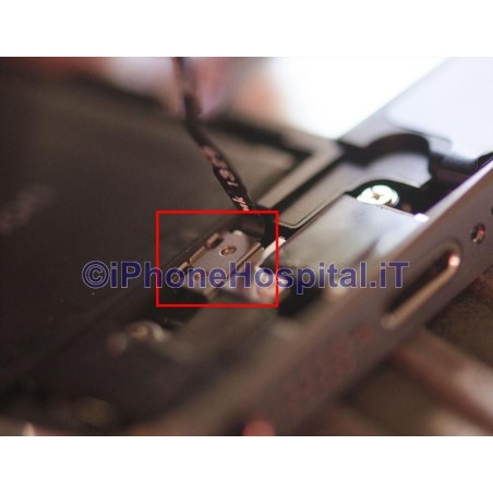 Support en métal pour iPhone 5S Verrouillage du bouton d'accueil plat