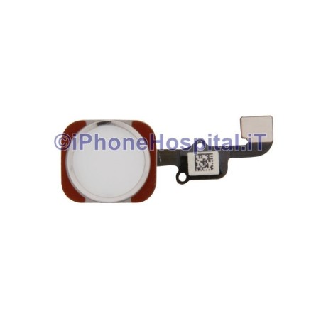 Home Button - Flex Cable for iPhone 6S and 6S Plus Assembled Silver