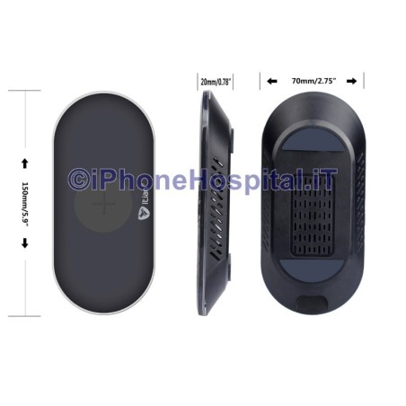 Samsung Cargador inalámbrico para iPhone X /8 / 8 Plus / 5S / Itian Q300 A7