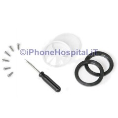 Lente di ricambio con guarnizioni + viti cover stagno per Gopro HERO HD 2 DK00150019 - 1
