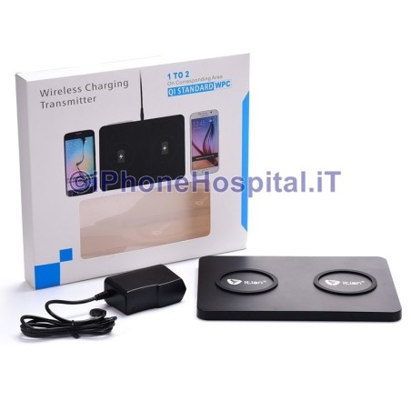Dual Wireless Charger for iPhone X / 8 / 8 Plus / 5S /Samsung Itian Q300