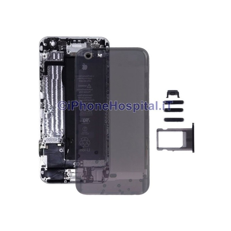 Coque arrière transparente grise pour iPhone 6 - 4 Coque arrière transparente grise pour iPhone 6 - 4