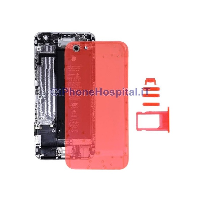 Capa Traseira Transparente Vermelha para iPhone 6 - 1 Capa Traseira Transparente Vermelha para iPhone 6 - 1
