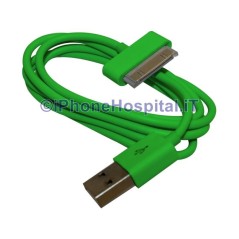 Apple Cable cargador de 30 clavijas a USB - Verde - Iphone 3 4 4S Ipad Ipod