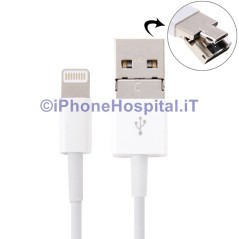 Câble de données 8 broches + Micro USB 2.0 mâle vers Lightning