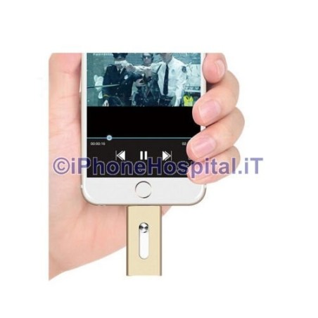 i-Flash Drive 16GB Memoria USB para iPhone X 8 8+ 7 7+ 6 5 5S 5C Android