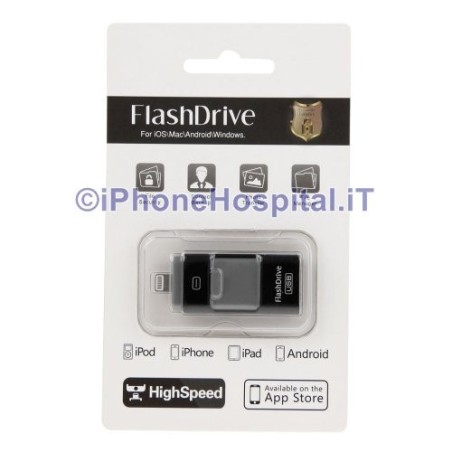 i-Flash Drive 32GB Memoria USB para iPhone 5 5S 5C 6 6 plus Android