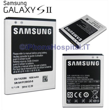 Bateria ORIGINAL Samsung EBF1A2GBU para o Galaxy S2 i9100
