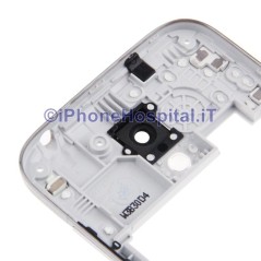Samsung Marco central para i9195 Galaxy S4 Mini Plato central Marco Llaves plata
