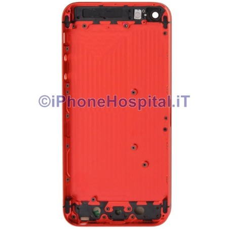 Red Retro Cover for Apple iPhone 5 A1428, A1429, A1442