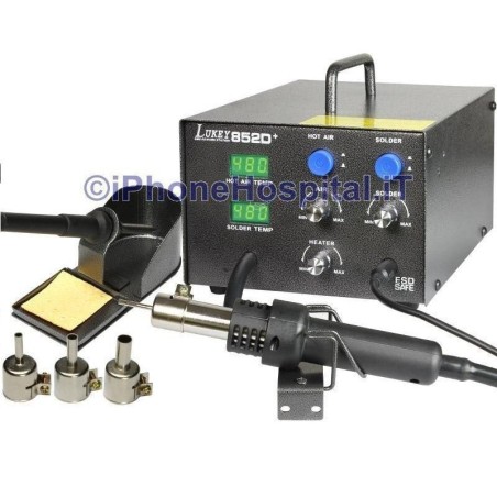 Soldering & Desoldering Station + SMD Soldering Iron Stylus + 4 Nozzles - 3