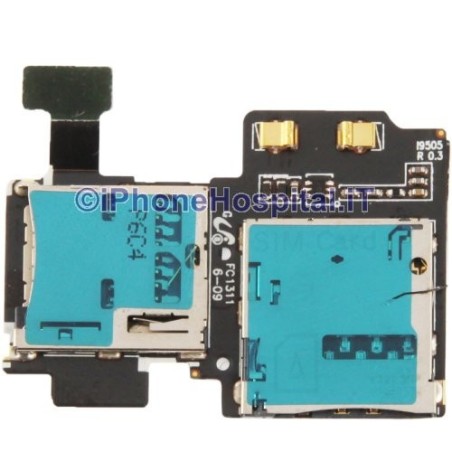 Leitor de Cartão SIM e Cartão SD para Samsung Galaxy S4 GT-i9505 - 2