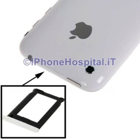 SIM Card Holder - WHITE for iPhone 3G 3GS - 2