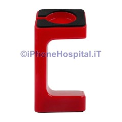 Suporte de Carregamento Magnético Vermelho para Apple Watch 38/42mm - 5
