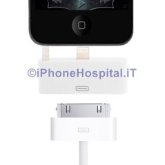 Adattatore Audio da 8 Pin a 30 Pin per iPhone 6 Plus & 6S Plus  - 1