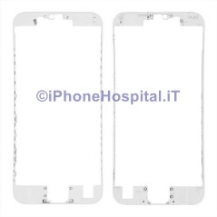 Supporto Vetro Touch Bordo Bianco iPhone 6S - 1