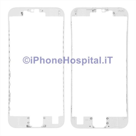 Supporto Vetro Touch Bordo Bianco iPhone 6S - 1