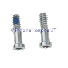 Set of 2 Silver-colored screws for iPhone 5/5S