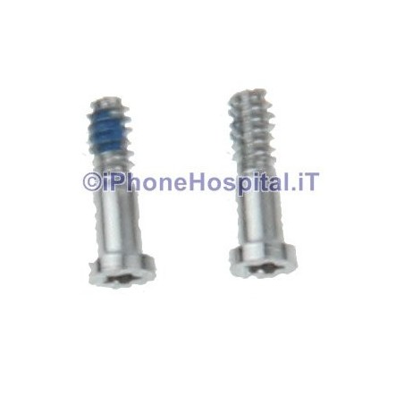 Set of 2 Silver-colored screws for iPhone 5/5S