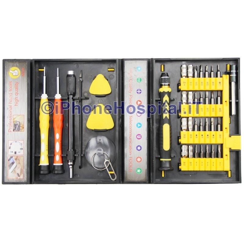 Samsung Juego profesional de destornilladores 38 en 1 para reparar iPhone Balckberry - 1 Samsung Juego profesional de destornilladores 38 en 1 para reparar iPhone Balckberry - 1