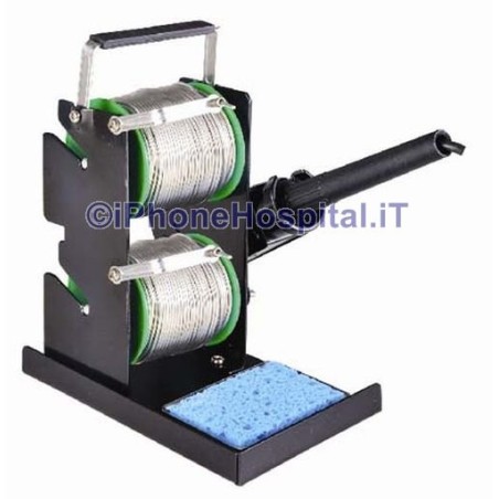 Porta Stagno e Stilo Doppio Dispenser Metallico Professionale - 1