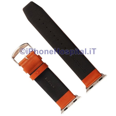 Leather Strap with Buckle in Brown for Apple Watch 42"