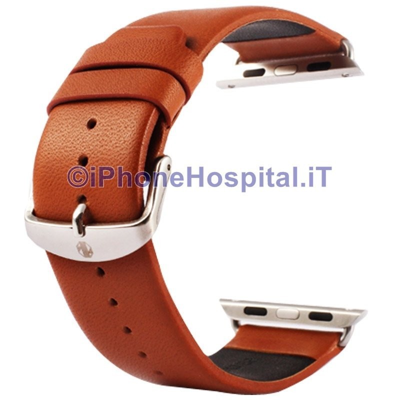 Brown Leather Strap with Buckle for Apple Strap 42" - 7 Brown Leather Strap with Buckle for Apple Strap 42" - 7