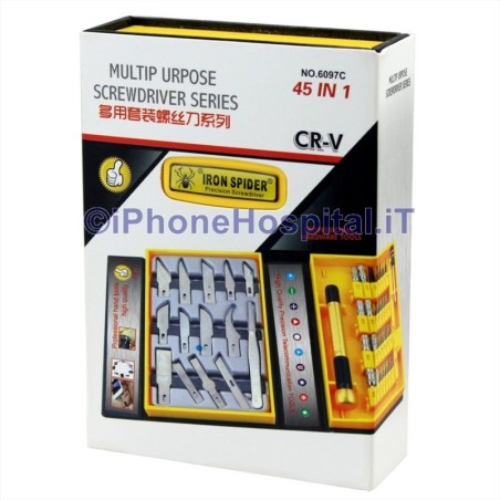 Kit d'outils professionnels 45 en 1 pour ouvrir les tablettes et les téléphones portables