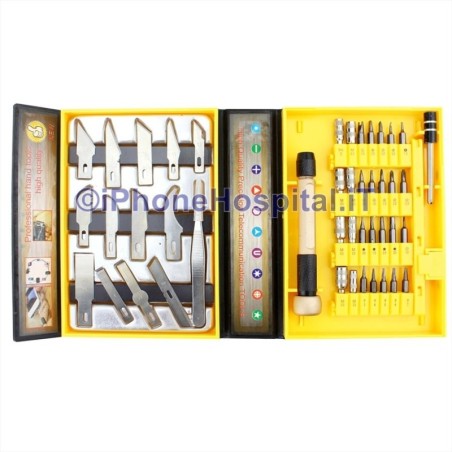 Kit Strumenti 45 in 1 Professionale per aprire Tablet Telefoni Cellulari - 4