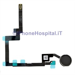 Cabo Flex do Botão Home Preto para iPad Mini 3 Montado - 1