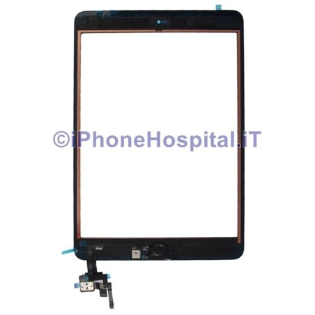 Pantalla táctil ensamblada negra con botón Home para iPad Mini 3 A1599-A1600