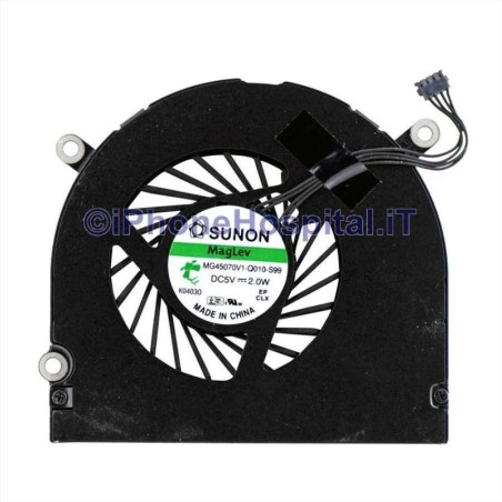 Ventilador MacBook Pro Unibody 17" A1297 Lado Derecho