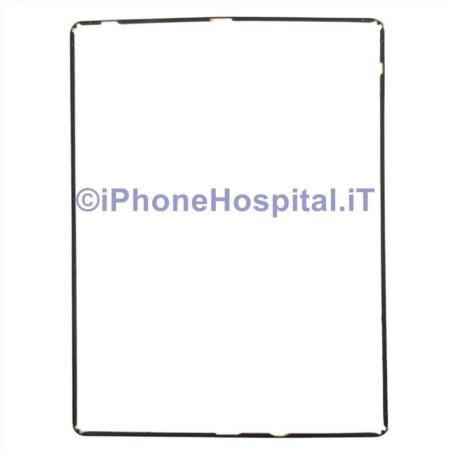 Cadre tactile noir pour iPad 2 / 3 / 4 avec colle - 1