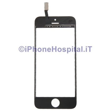 Apple Cristal + Táctil Negro ya montado para iPhone 5 OEM
