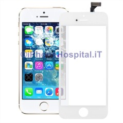 Vetro + Touch Bianco gia Assemblati per Apple iPhone 5 OEM - 5