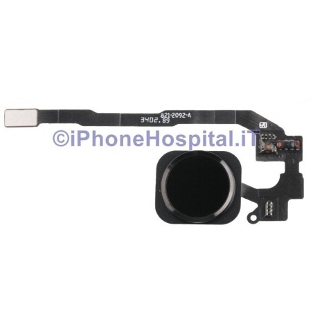 Botão Home - Cabo Flex para iPhone 5S Montado Preto