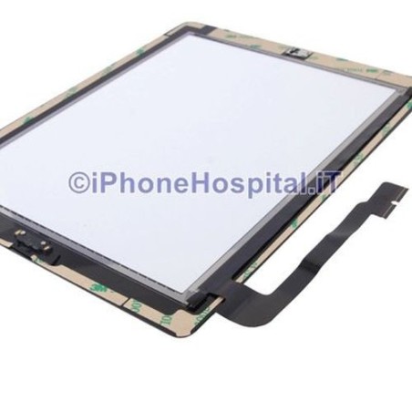 Verre de l'écran tactile pour iPad 3 Écran noir Bouton d'accueil Autocollant Assemblé Grade A