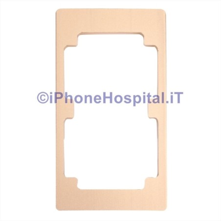 Reparación de vidrio táctil y LCD de precisión para iPhone 7 Plus en aluminio.