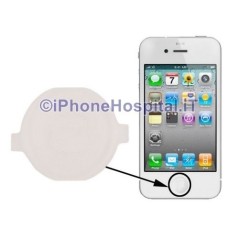White Home Button for Apple iPhone 4G - 3