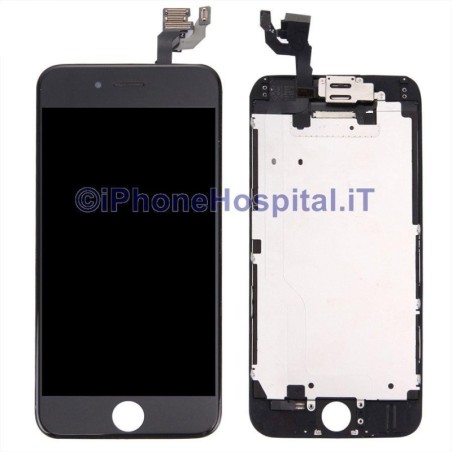 Schermo Vetro Touch Screen Lcd Assemblato per iPhone 6 Nero OEM - 3