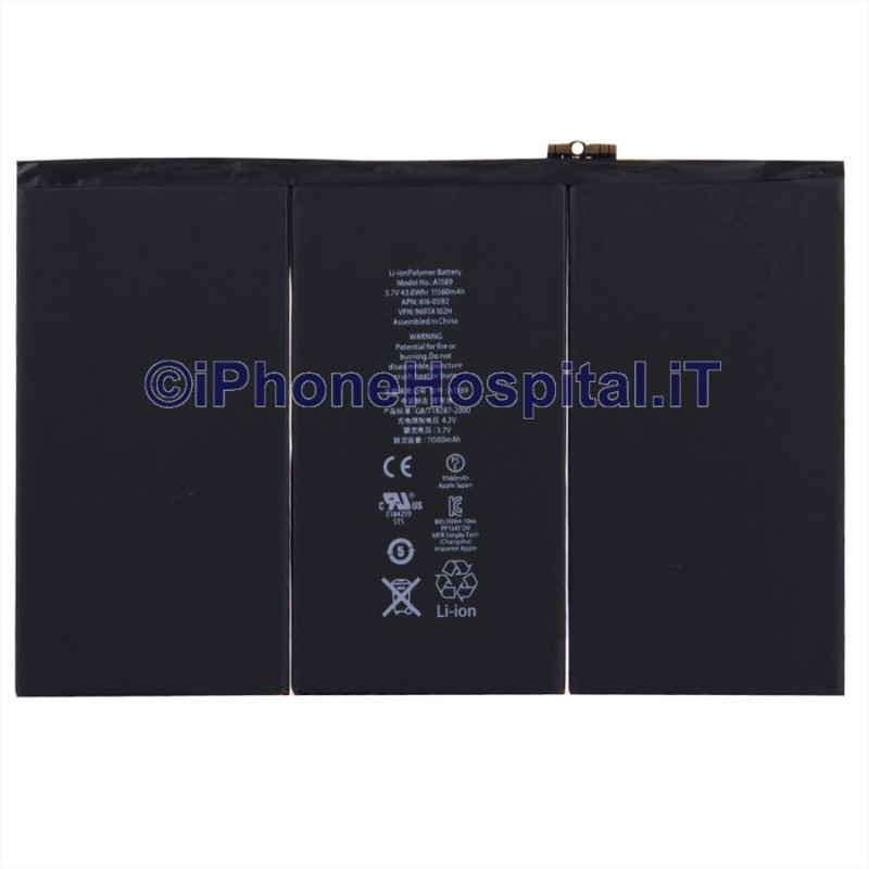 Replacement Battery for Apple iPad 3/4 Lithium A1403 A1416 A1430 11500 mAh 3.7 V - 4 Replacement Battery for Apple iPad 3/4 Lithium A1403 A1416 A1430 11500 mAh 3.7 V - 4