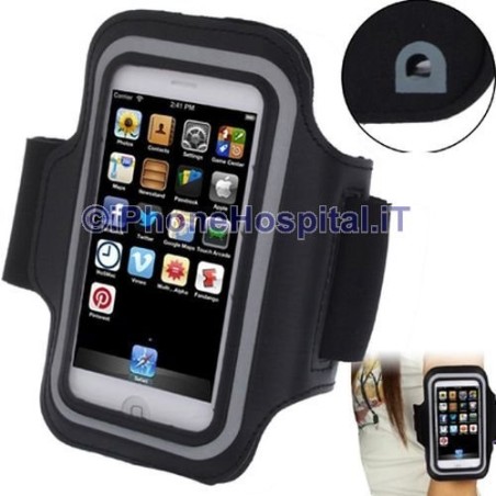 Apple Étui pour brassard sport noir pour iPhone 5 - 5S - 5C - 2