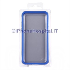 Blue Bumper Case with Transparent Edge for Apple iPhone 7 4.7"