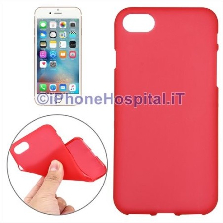 Capa protetora em TPU transparente vermelha para iPhone 7 de 4,7 polegadas - 2