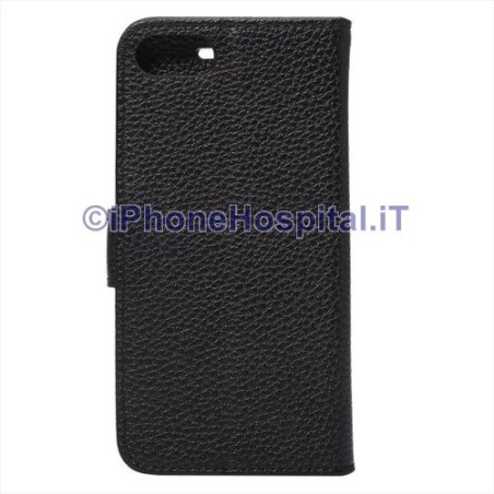 Étui horizontal avec fente pour carte de crédit Noir pour iPhone 7Plus 5.5"