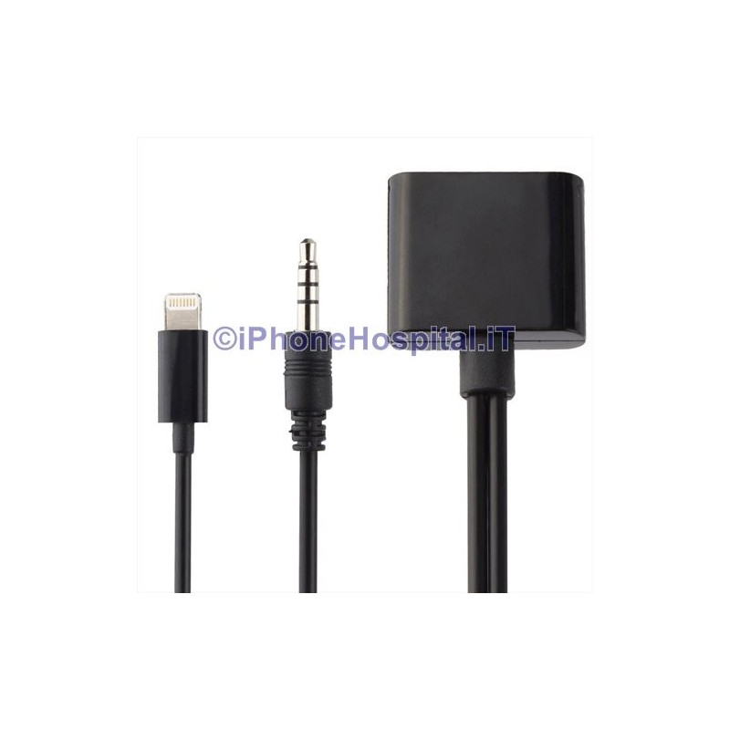2-in-1 30-pin Lighting 8-pin Converter Adapter + Audio3.5mm Jack - 1 2-in-1 30-pin Lighting 8-pin Converter Adapter + Audio3.5mm Jack - 1