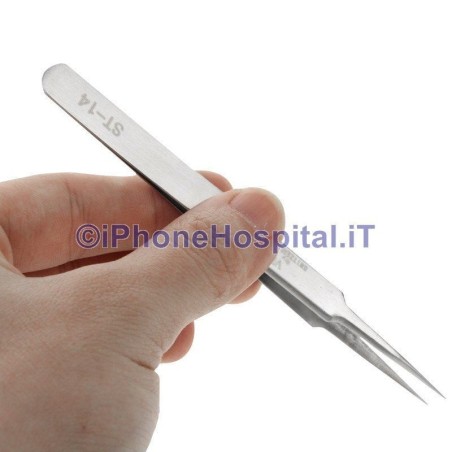 Pinzas profesionales de acero inoxidable ST-14 11cm - 2