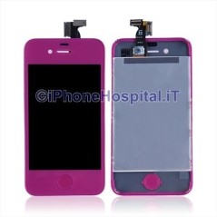 Touch + LCD para iPhone 4S Roxo - 3