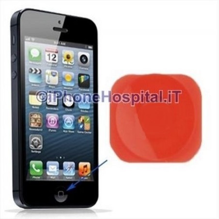 Bouton d'accueil rouge iPhone 5 - 3