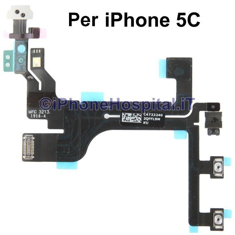 Cable flexible de volumen y silencio para iPhone 5C - 2 Cable flexible de volumen y silencio para iPhone 5C - 2
